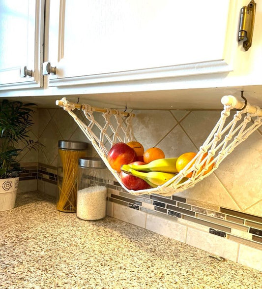 Macrame fruit hammock