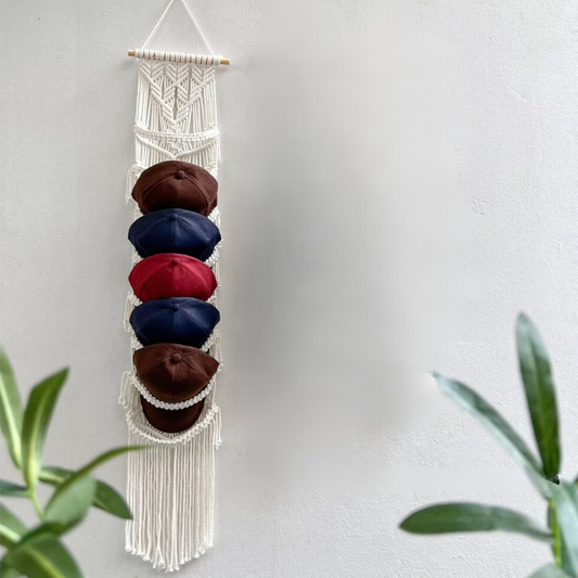 What is a Macrame Cap Hanger?
