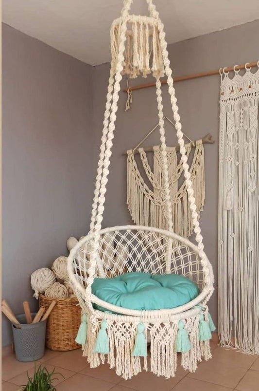 Macrame swing