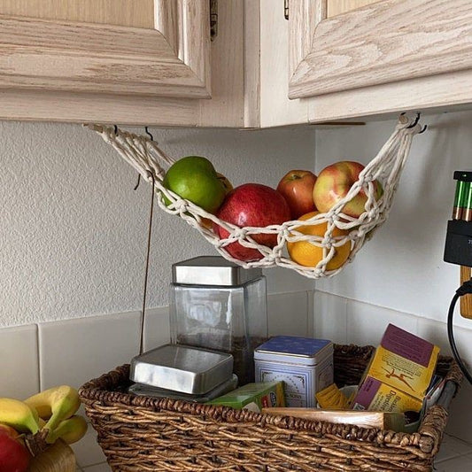 Macrame fruit hammock
