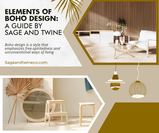 Boho design is a style that emphasizes free-spiritedness and unconventional ways of living. It is characterized by an eclectic mix of different colors, textures, and patterns that create a relaxed and welcoming environment.
