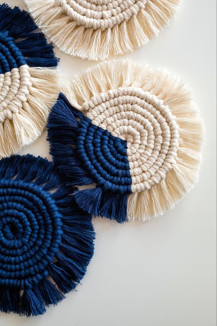 Macrame coaster