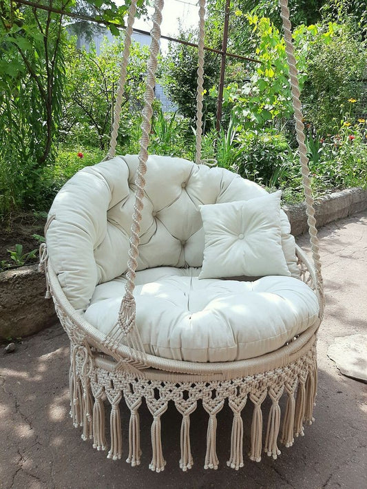 Macrame swing