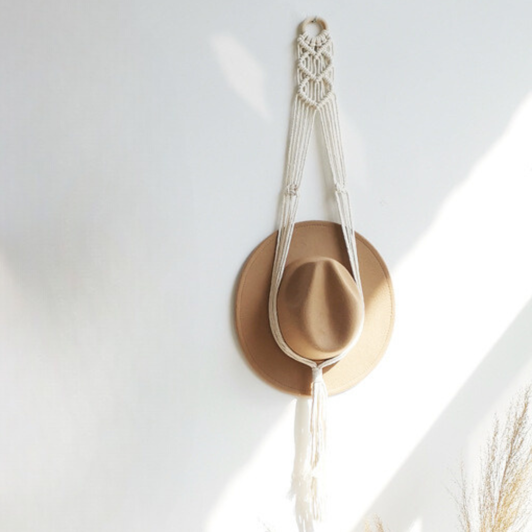 Macrame Hat Hanger - Laura