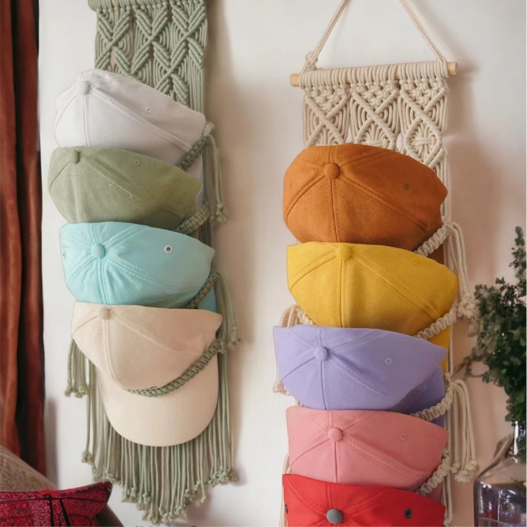 Mini Macrame Cap Hanger (Preorder 6 Weeks)