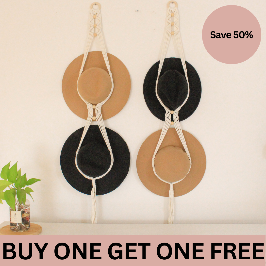 Macrame Hat Hanger