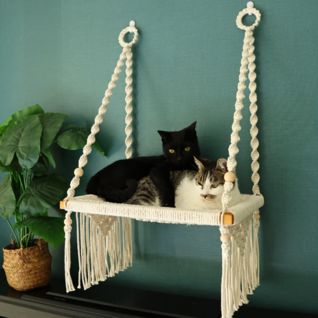 hängematte leo Macrame Cat Hammock