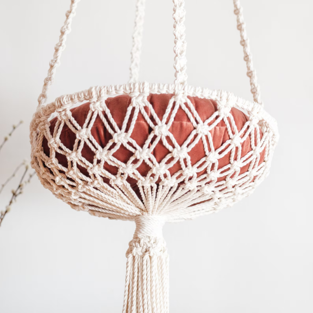 Macrame Cat Hammock Simba