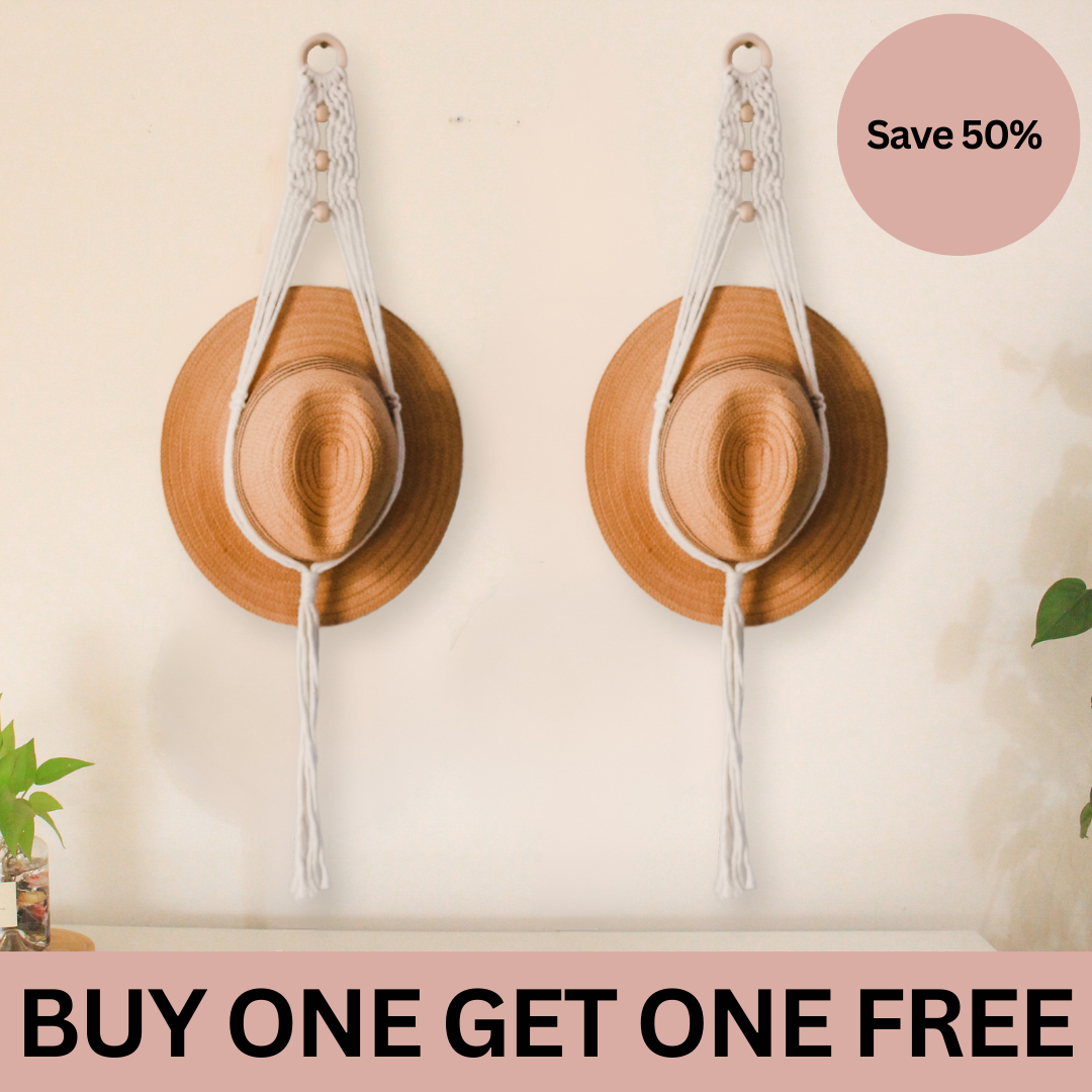 Macrame Hat Hanger - Single