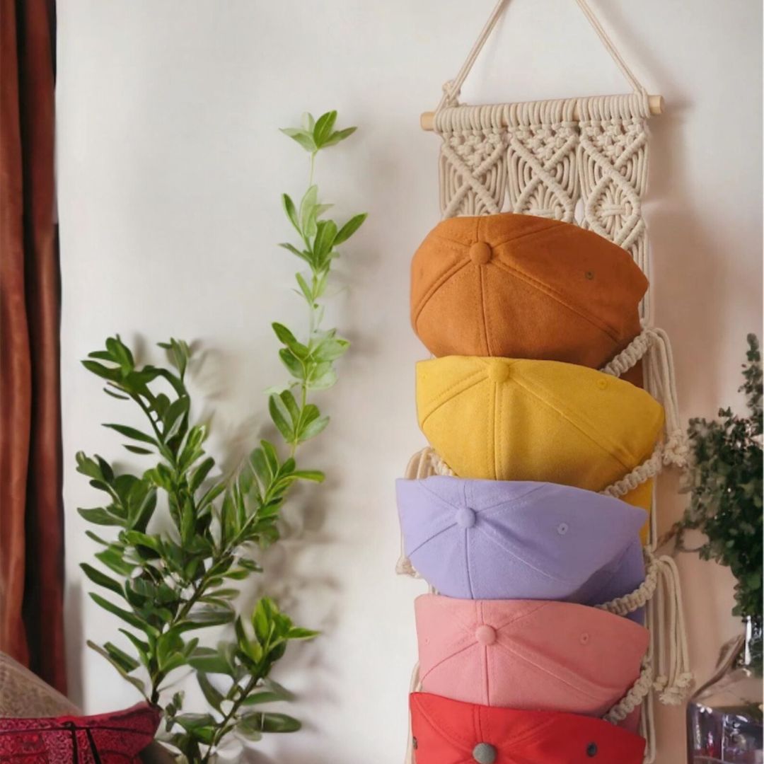 Mini Macrame Cap Hanger (Preorder 6 Weeks)