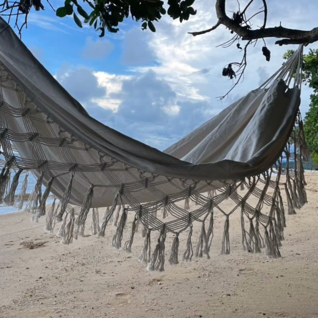Macrame hammock Sage and Twine Co.