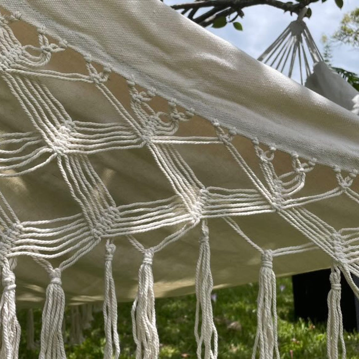 Macrame hammock Sage and Twine Co.