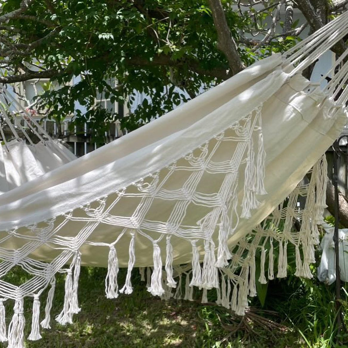 Macrame hammock Sage and Twine Co.