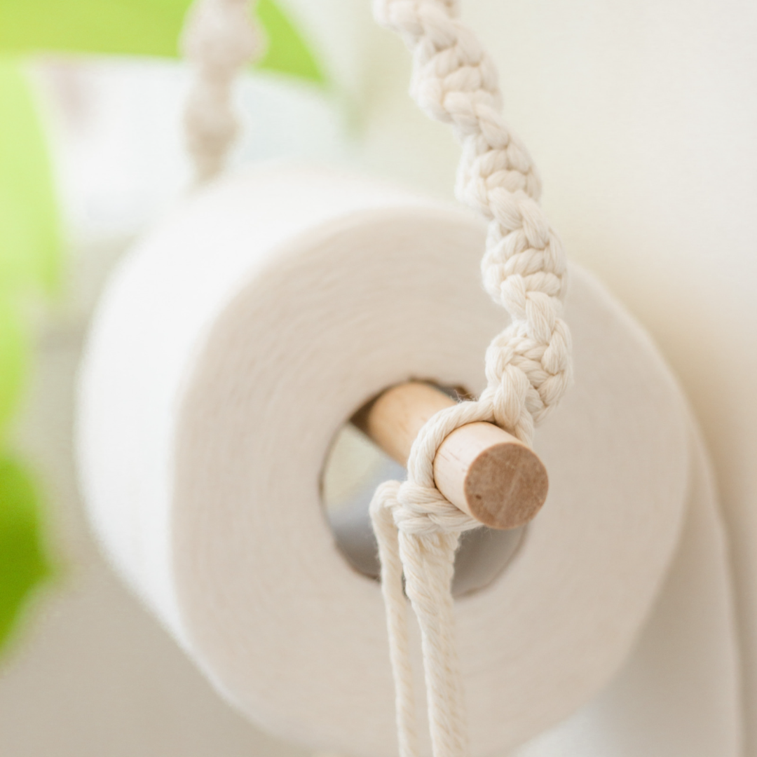 Sage & Twine, Blog post about Beyond the Basics: Macrame Toilet Holder Ideas for the Fashionable Home