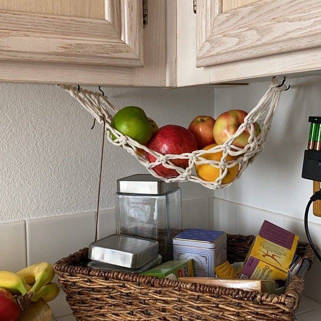 Macrame fruit hammock 