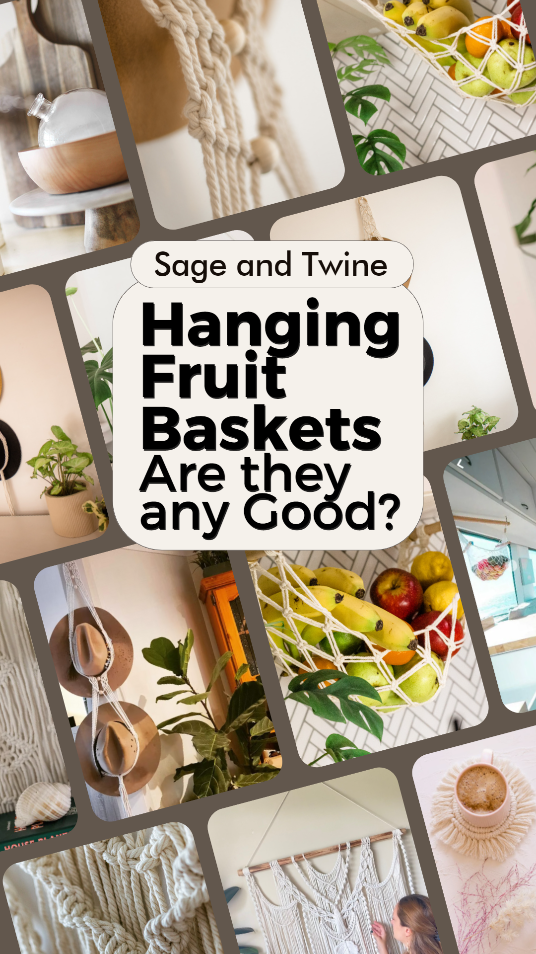 Are Hanging Fruit Baskets Good? Discover the Beauty of Macrame Products at Sage and Twine