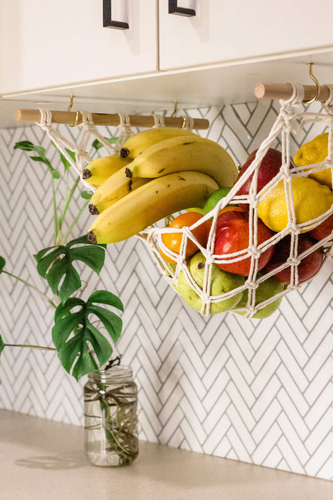 Sage & Twine, Blog post about the Tips and Tricks on How To Care For Your DIY Macramé Fruit Hangers.