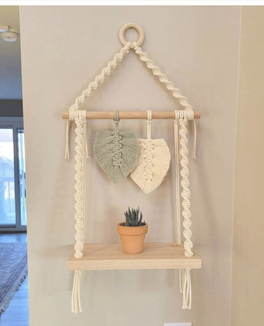 Macrame shelf 