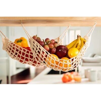 Using Macrame Fruit Hammocks to Reduce Plastic Waste