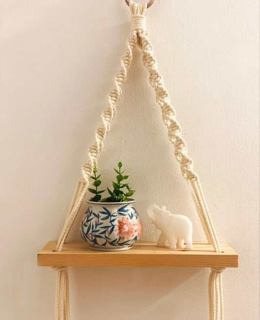 Macrame shelf 