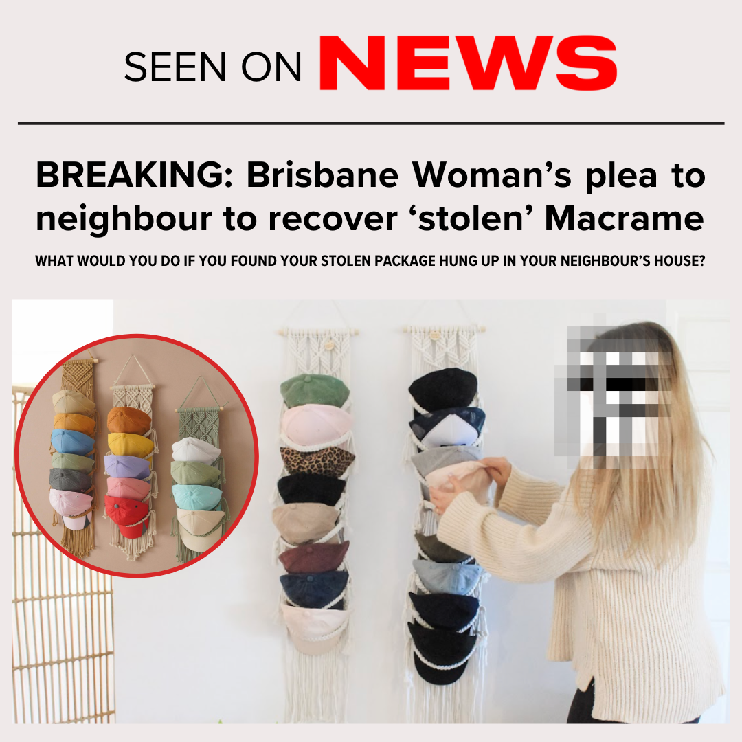 BREAKING: Brisbane Woman's Plea to Neighbor to Recover Stolen Macrame