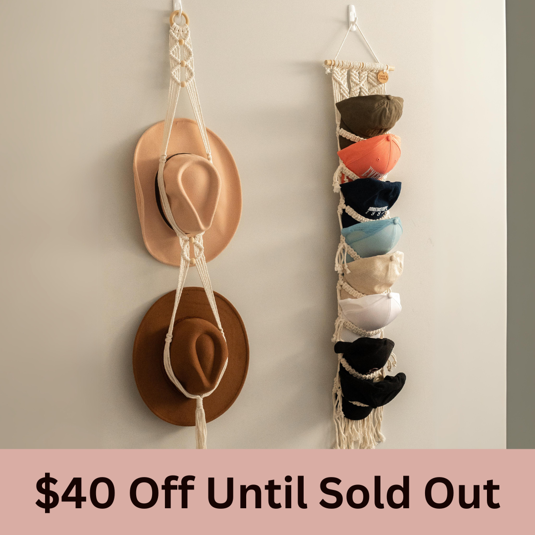 Macrame Hat Hanger