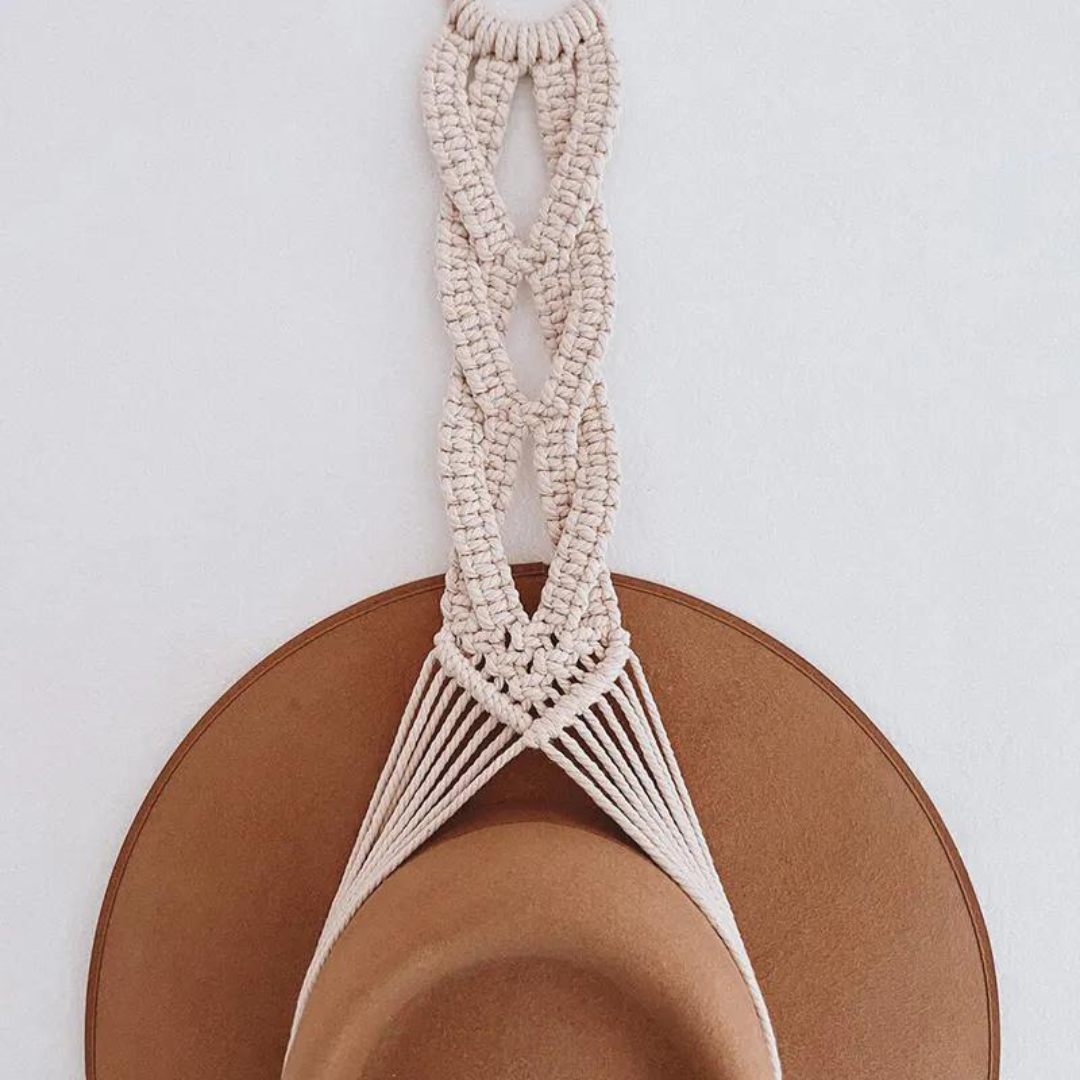 Macrame Hat Hanger - Erin