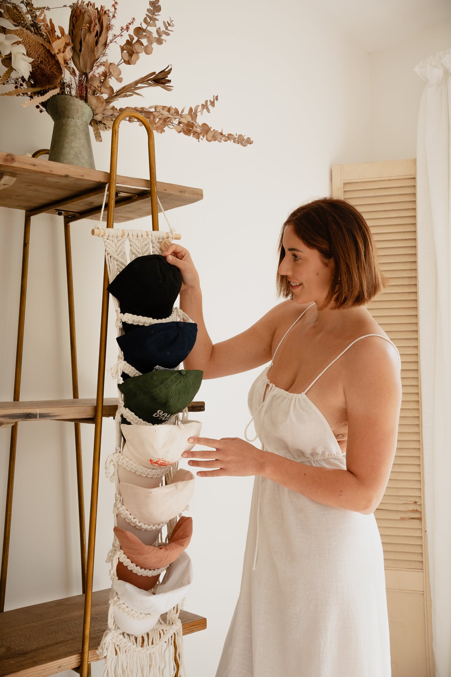 Macrame Cap & Hat Hanger Bundle.