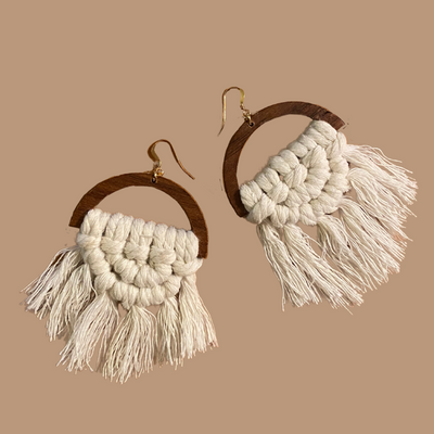 Maeve - Macrame Earrings