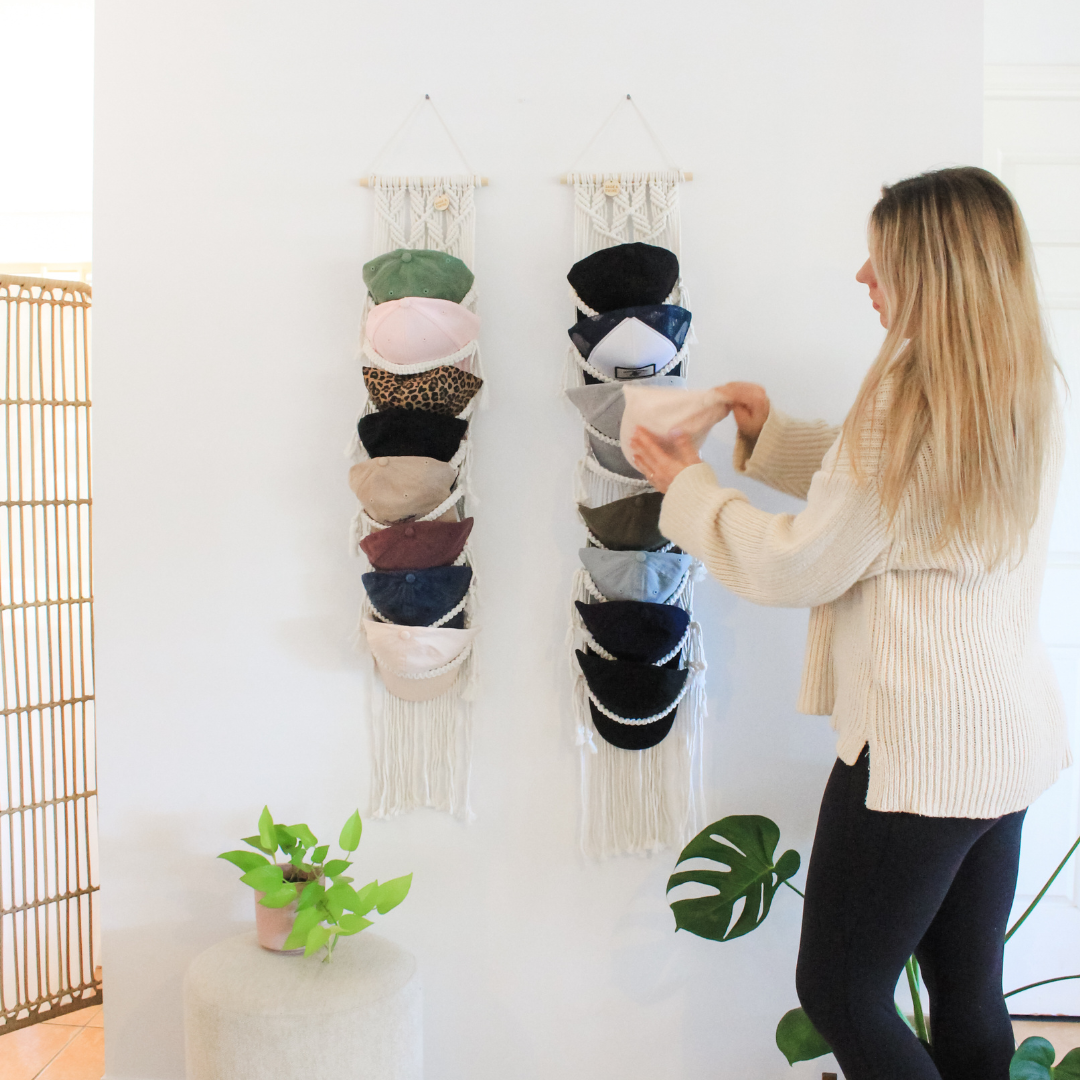 Macrame Cap Hanger – Sage & Twine