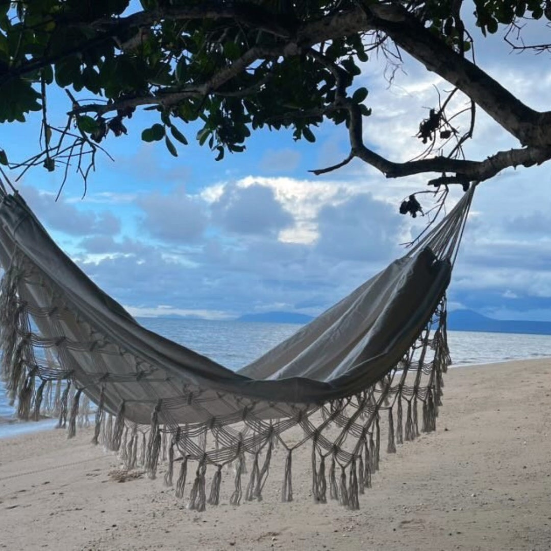 Macrame hammock Sage and Twine Co.