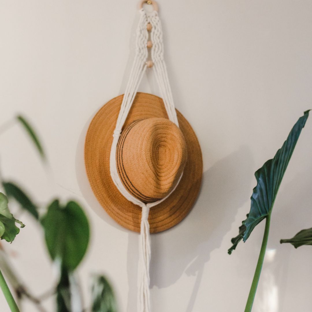 Macrame Hat Hanger - Single